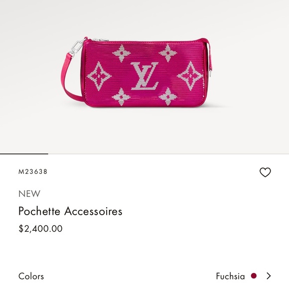 1️⃣2️⃣0️⃣0️⃣ Brand new authentic Louis Vuitton pouchette - Picture 4 of 7